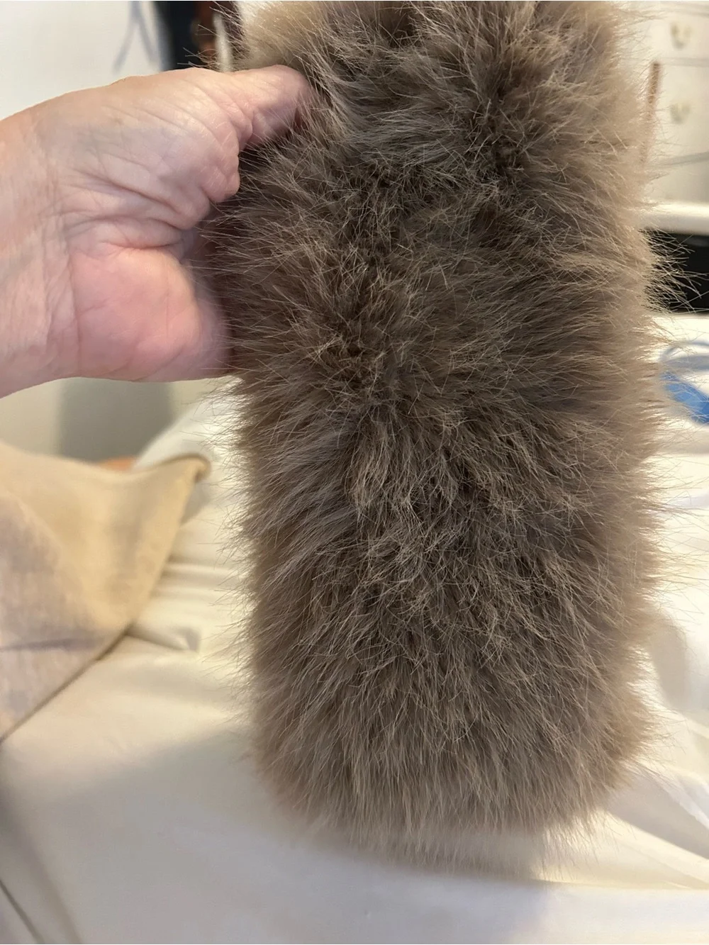 Lux Faux Fur Brown Headband - Women's Winter Accessory